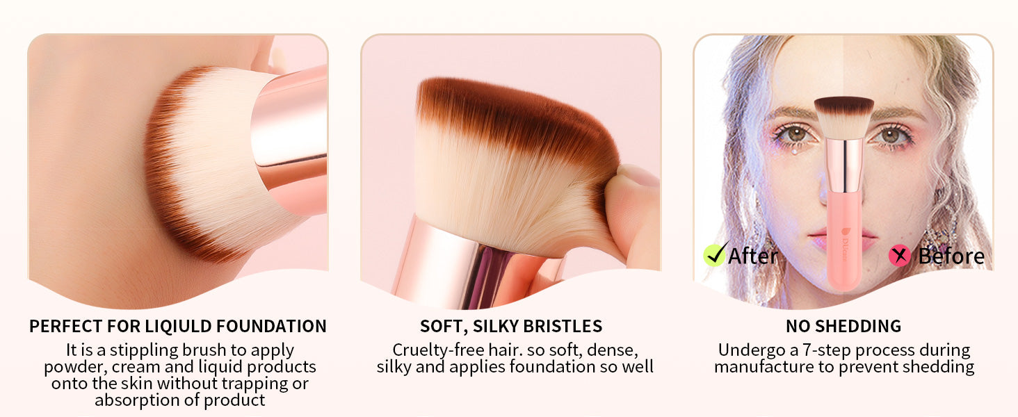 DUcare Flat Top Foundation Brush
