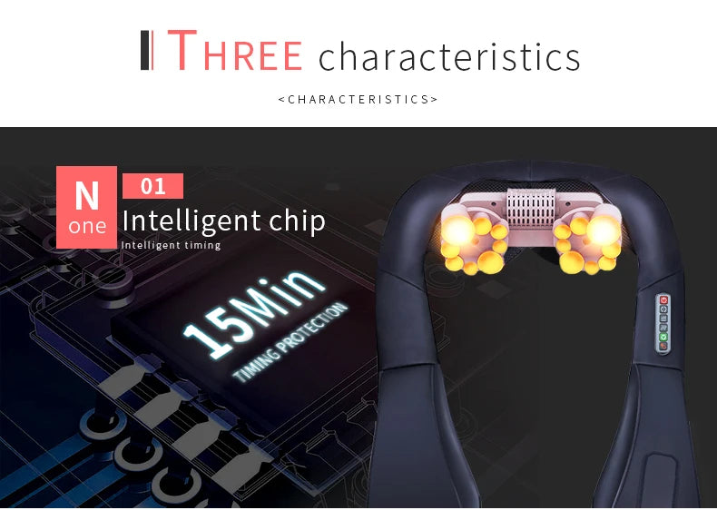 Jinkairui Shiatsu Neck & Back Massager