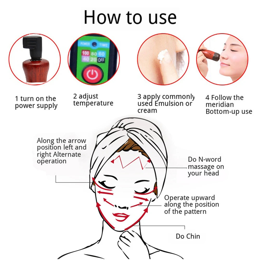 Electric Heated Gua Sha Massager