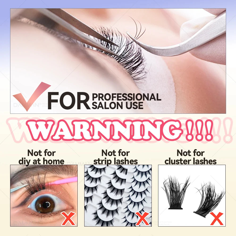 Damman Eyelash Adhesive Professional Lash Glue for Eyelash Extension Fast Drying Lashes Extension Glue Flase Eyelash Supplies