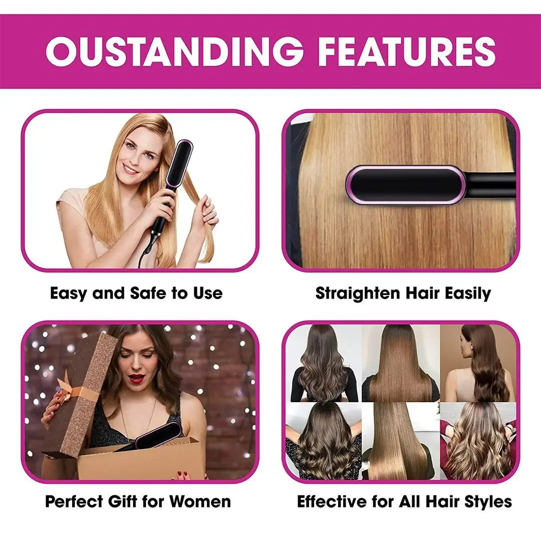 Thermostatic Hair Straightener Comb