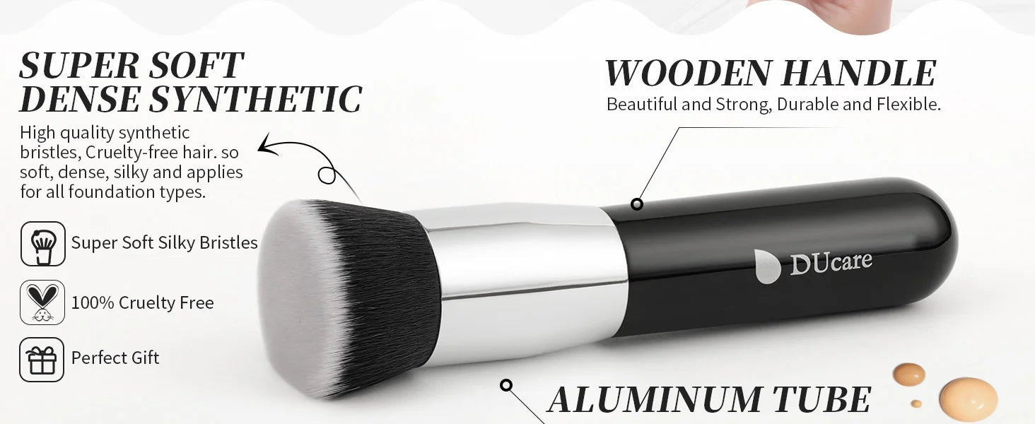 DUcare Flat Top Foundation Brush