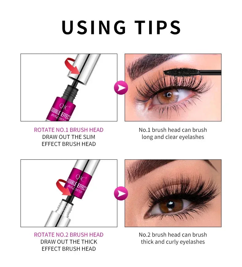 QIC 4D Double Effect Mascara