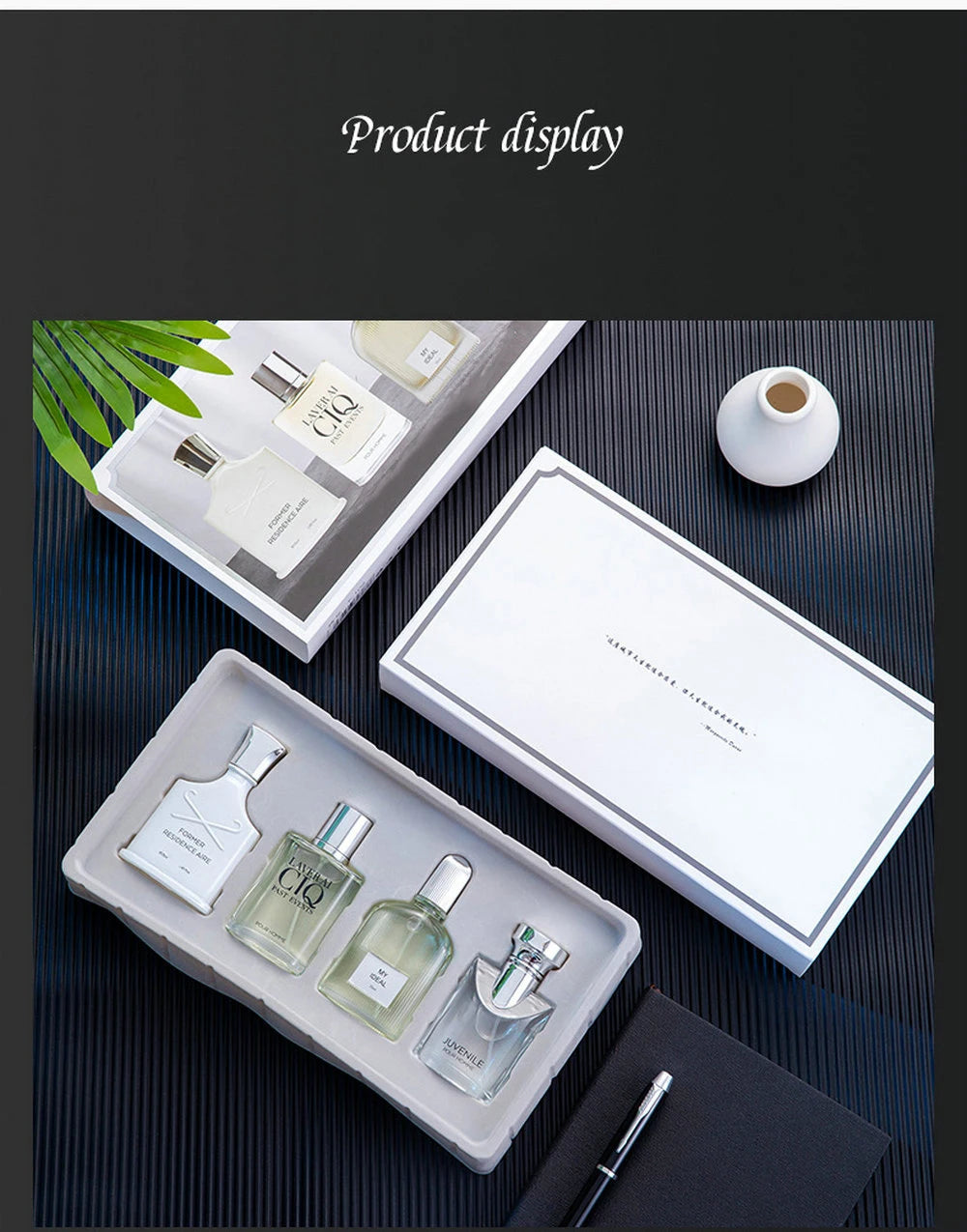 Men’s 4PCS Perfume Gift Set – Long-Lasting Cologne 100ml