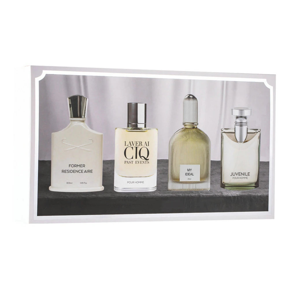 Men’s 4PCS Perfume Gift Set – Long-Lasting Cologne 100ml