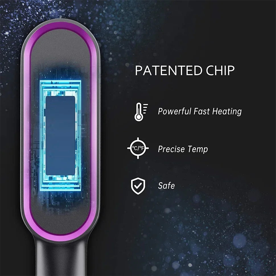 Thermostatic Hair Straightener Comb