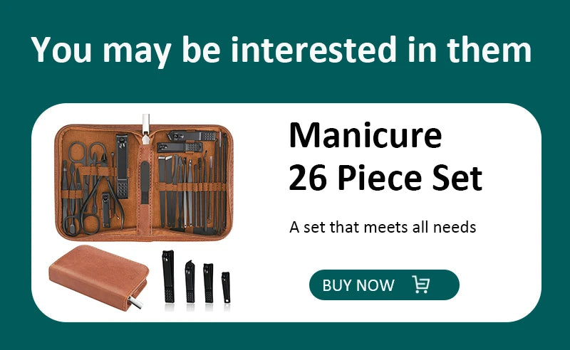 Stainless Steel Manicure Pedicure Kit