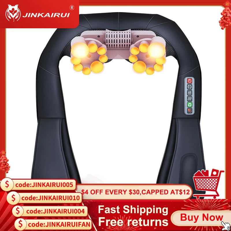 Jinkairui Shiatsu Neck & Back Massager