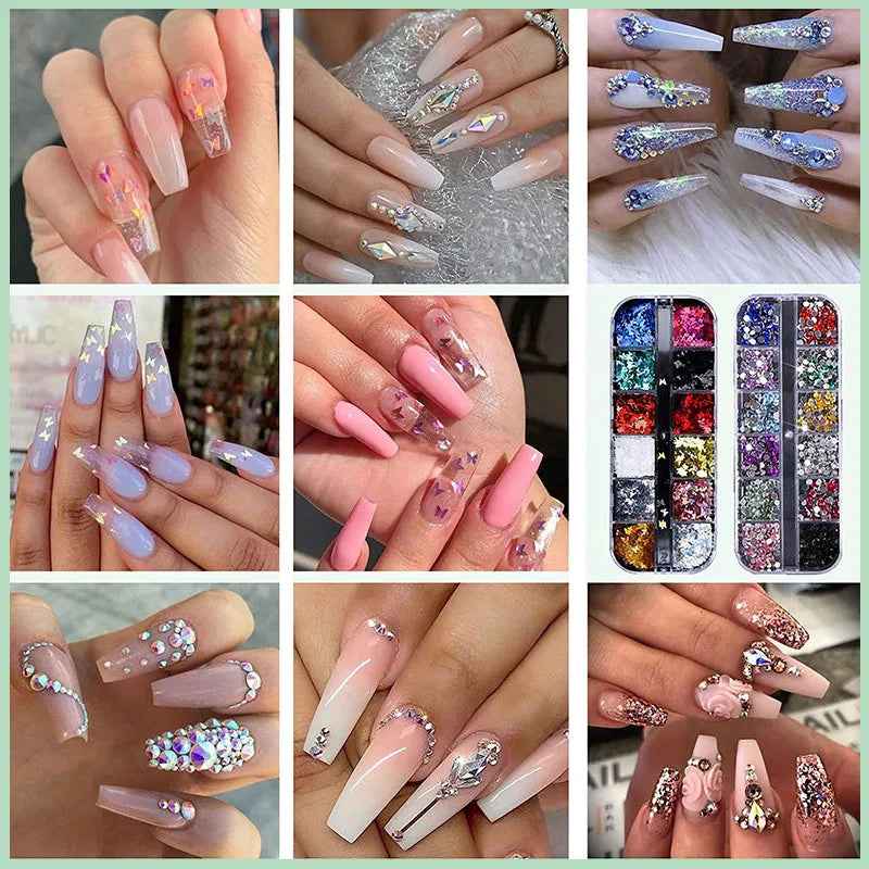 Acrylic Nail Kit with UV Lamp