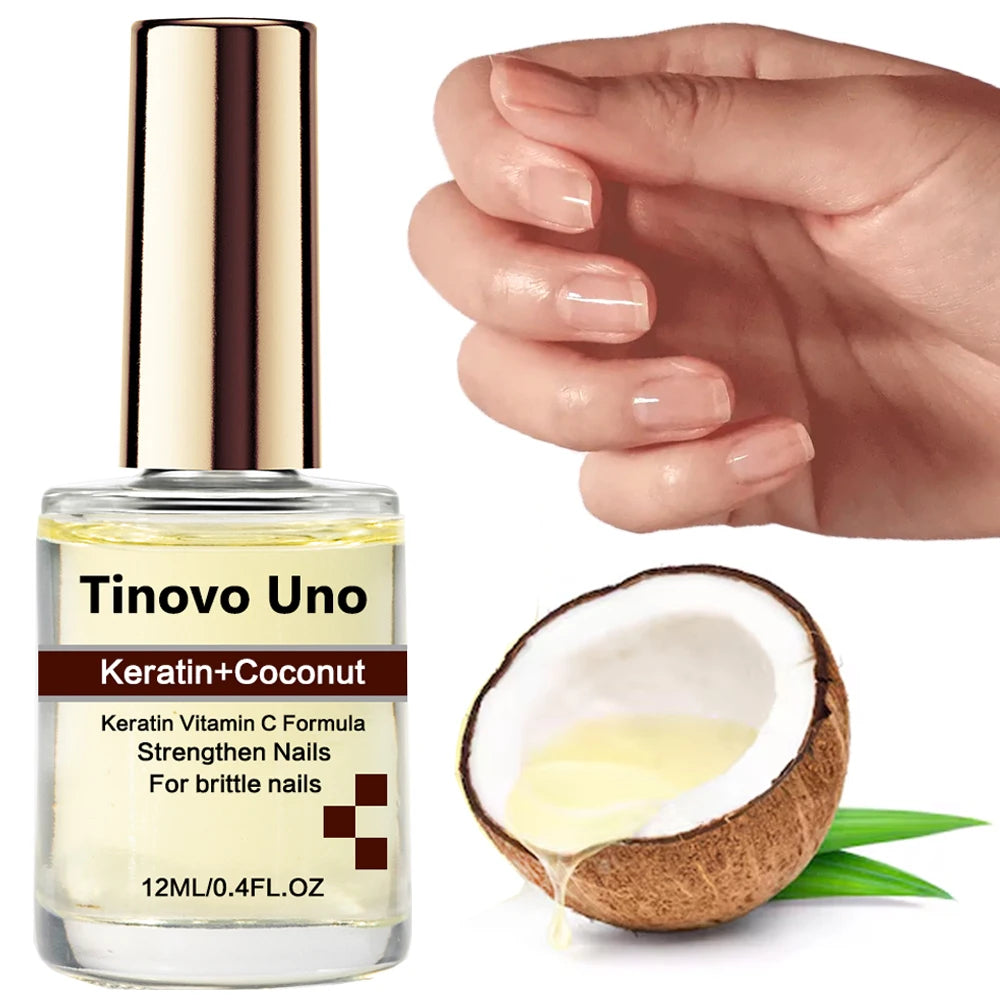 Tinovo Uno Keratin Coconut Nail Oil – 12ML