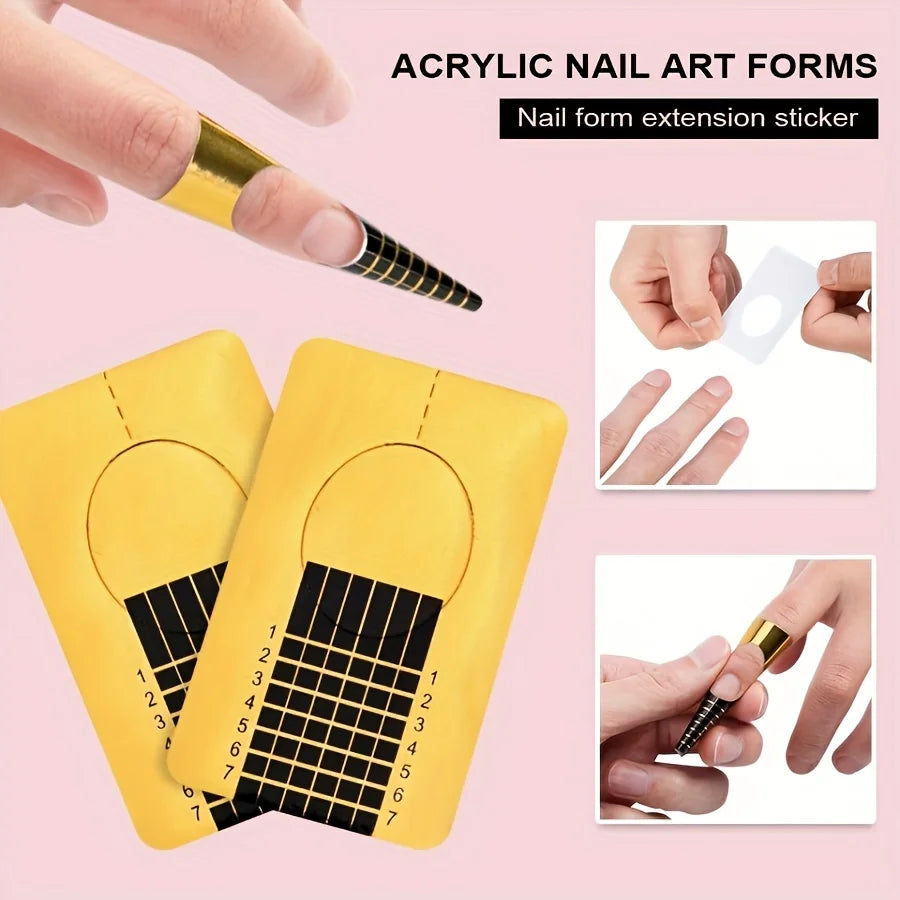 Acrylic Nail Kit with UV Lamp