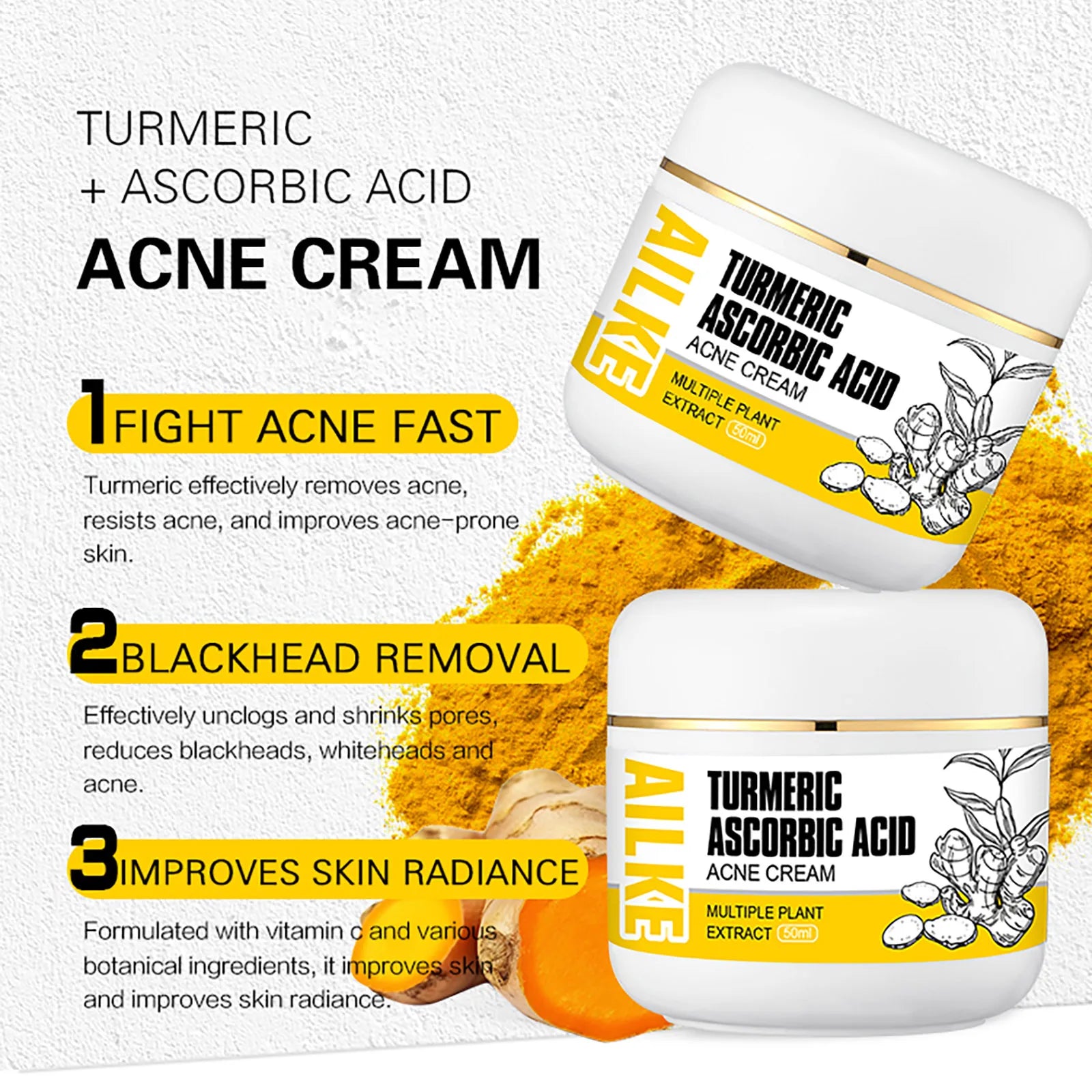 AILKE Turmeric Skin Care Set