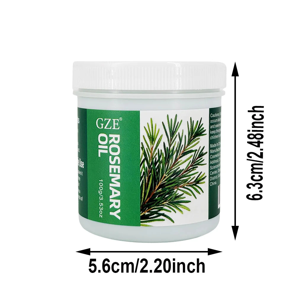 GZE 100% Pure Organic Rosemary Oil Long Lasting Lightweight Hair Essential Oil Moisturizing For Hair Strengthens And Scalp