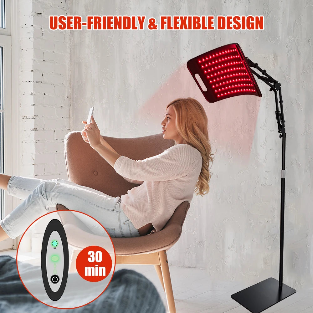 Red Light Therapy Lamp 660nm & 850nm
