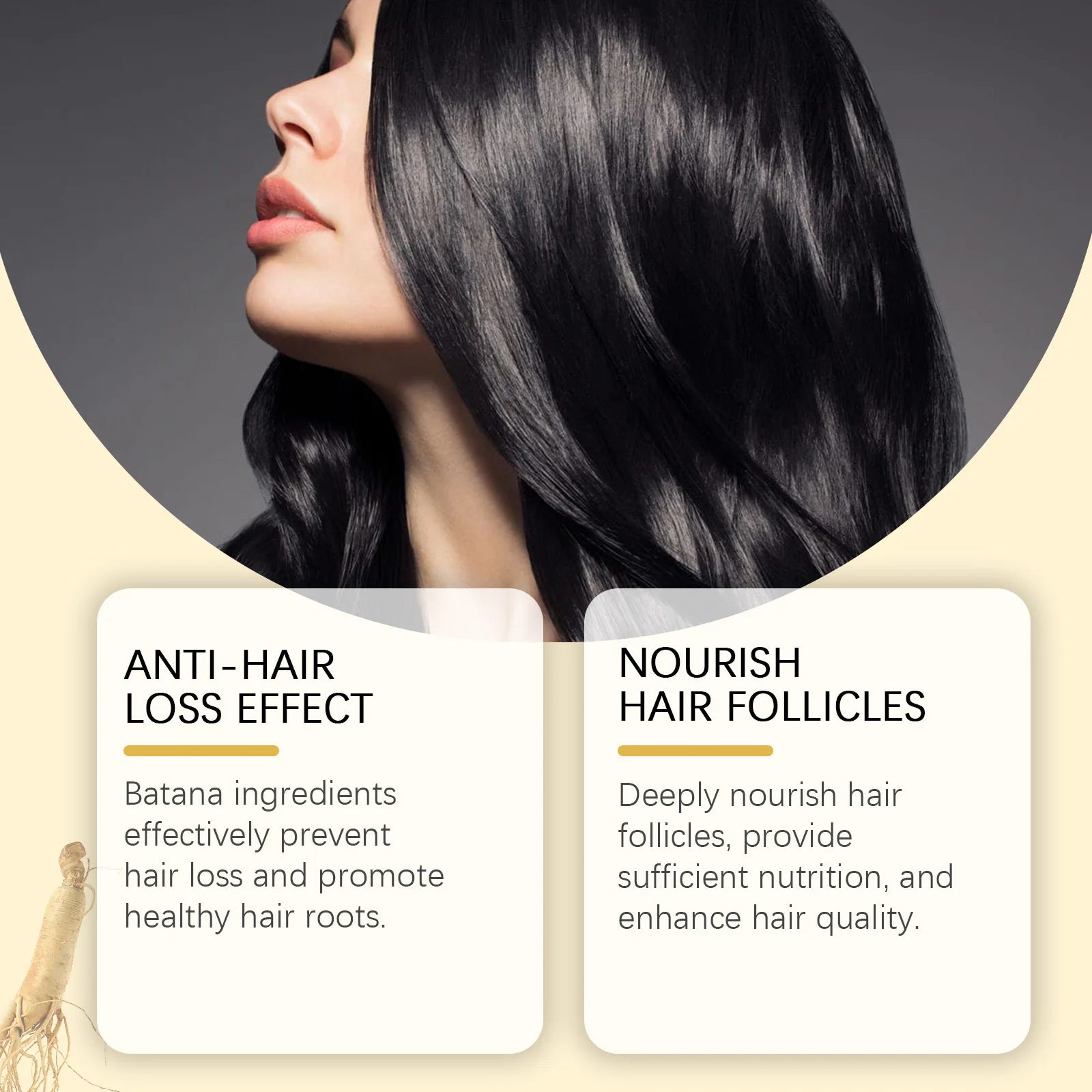 Batana Hair Oil Rosemary Hair Growth Nourishes Hair Follicle Strengthens Roots Anti Loss Repair Dry Hair Regrowth Scalp Care Oil