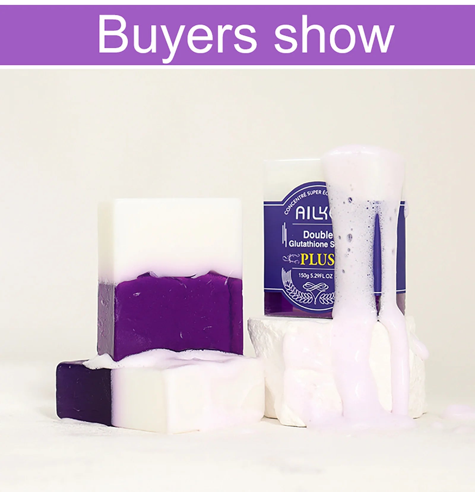 AILKE Glutathione Whitening Soap