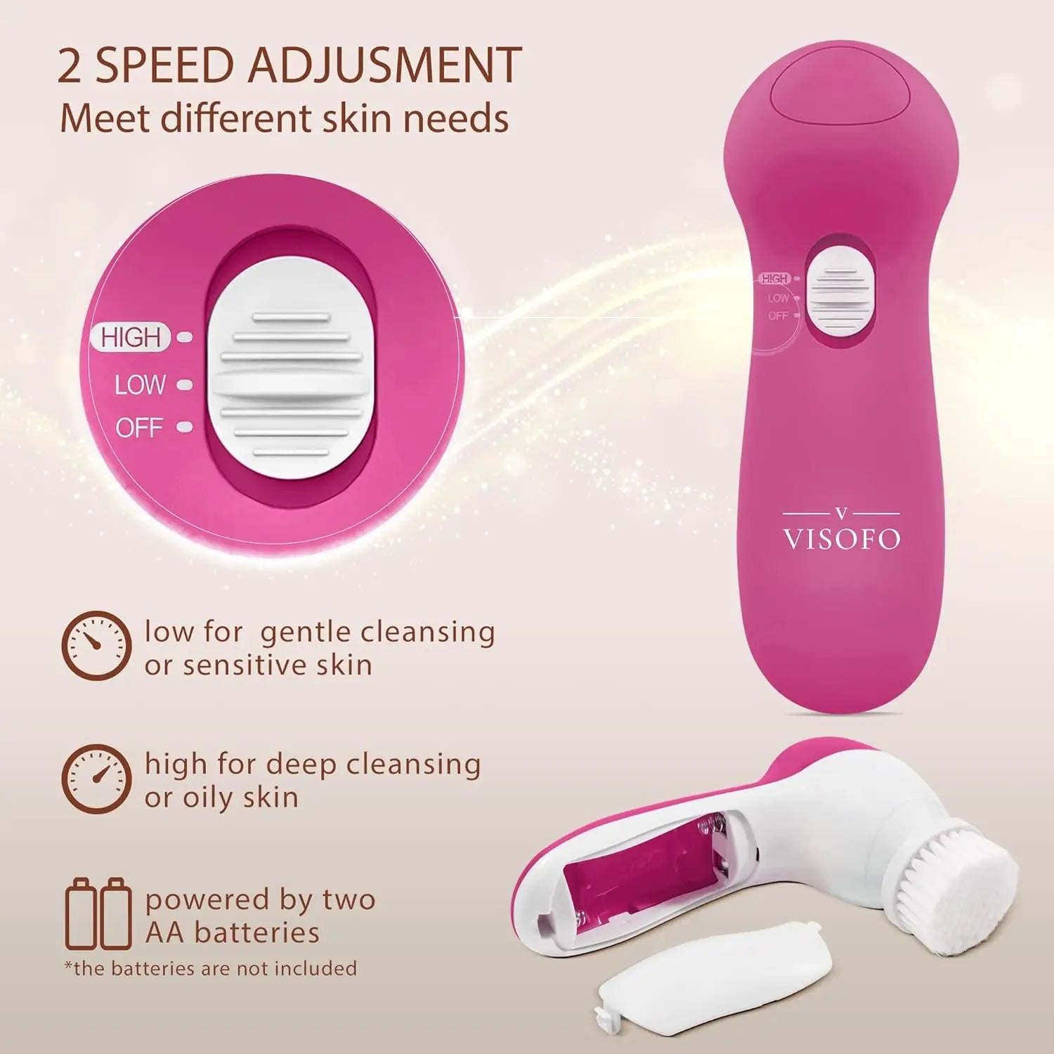 5-in-1 Electric Facial Cleansing Brush