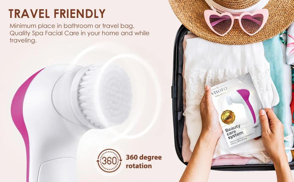 5-in-1 Electric Facial Cleansing Brush