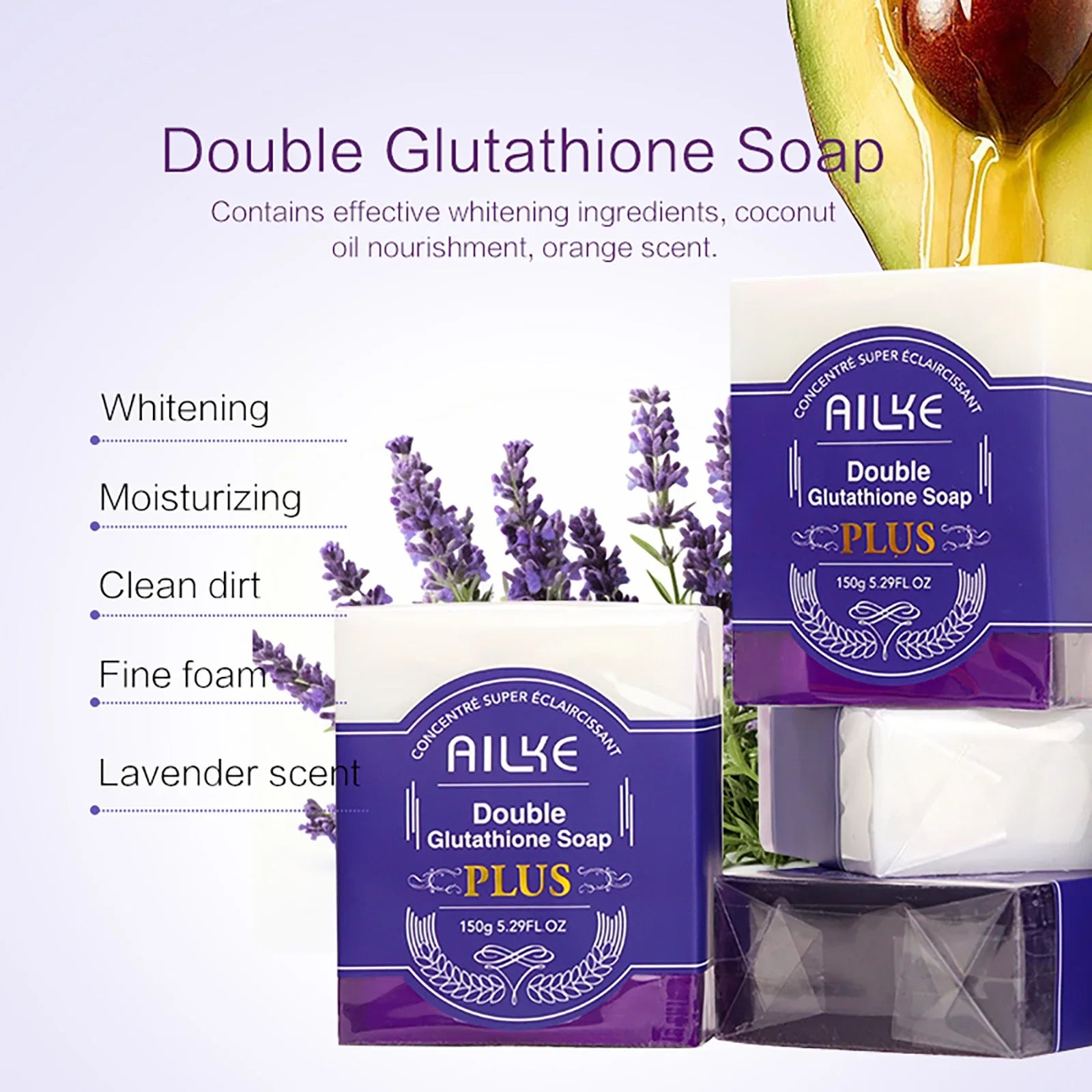 AILKE Glutathione Whitening Soap