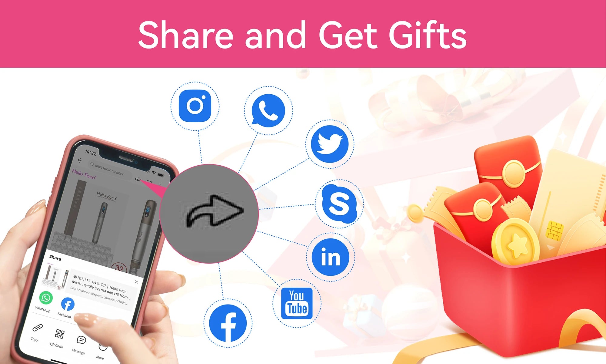 Hello Face M500S LED Mask