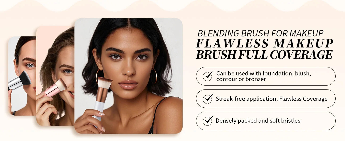 DUcare Flat Top Foundation Brush