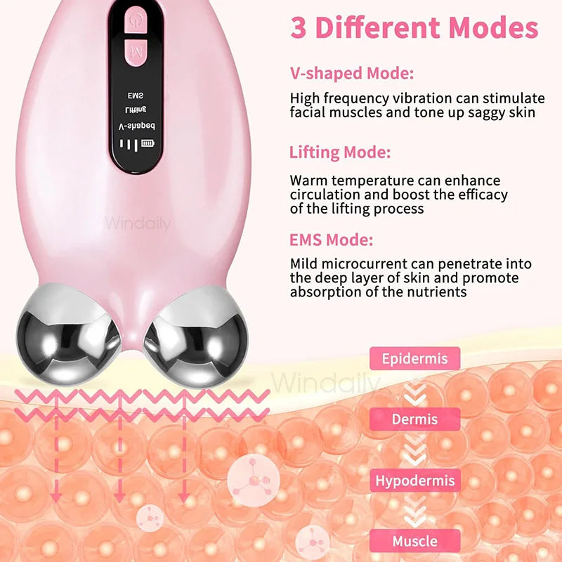 EMS Facial Massager Roller