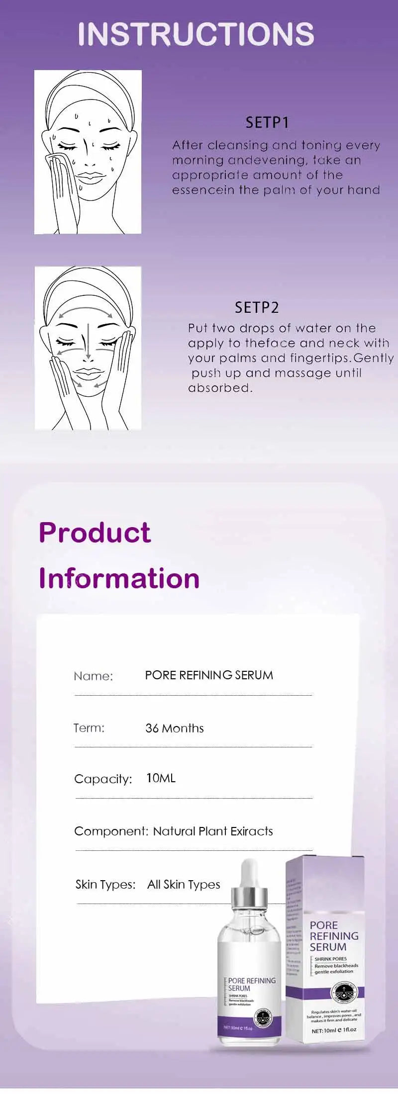 Pore Shrinking Face Serum