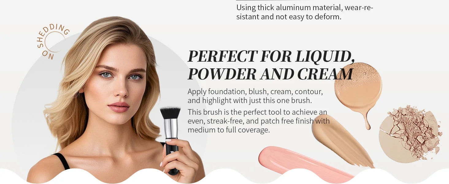 DUcare Flat Top Foundation Brush