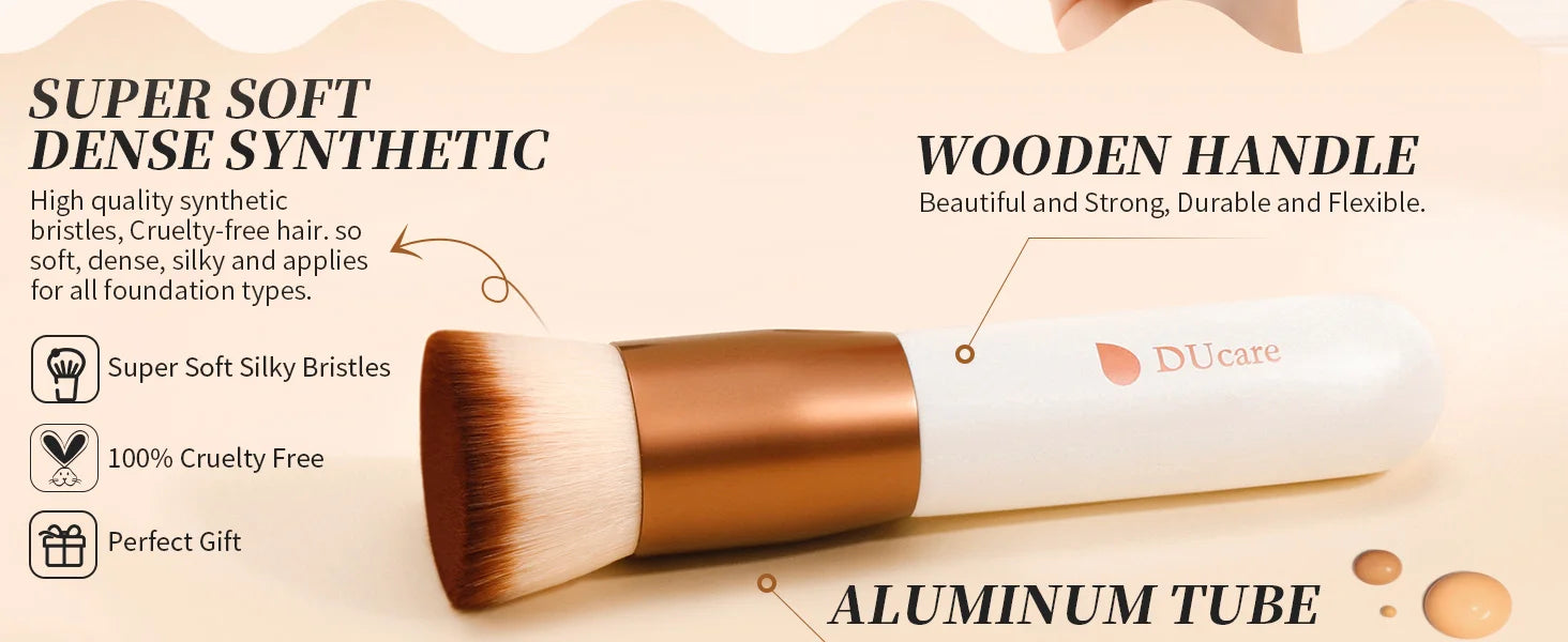 DUcare Flat Top Foundation Brush