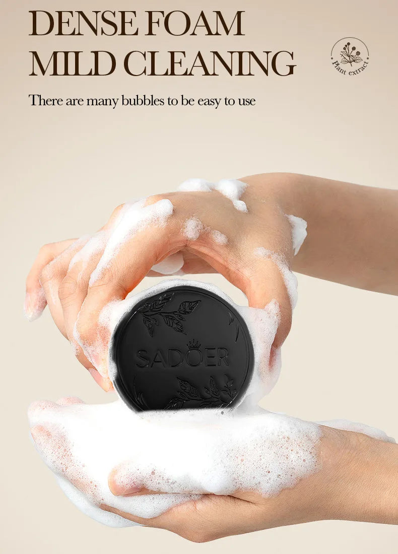 Herbal Blacken Hair Shampoo Bar – Anti-Gray