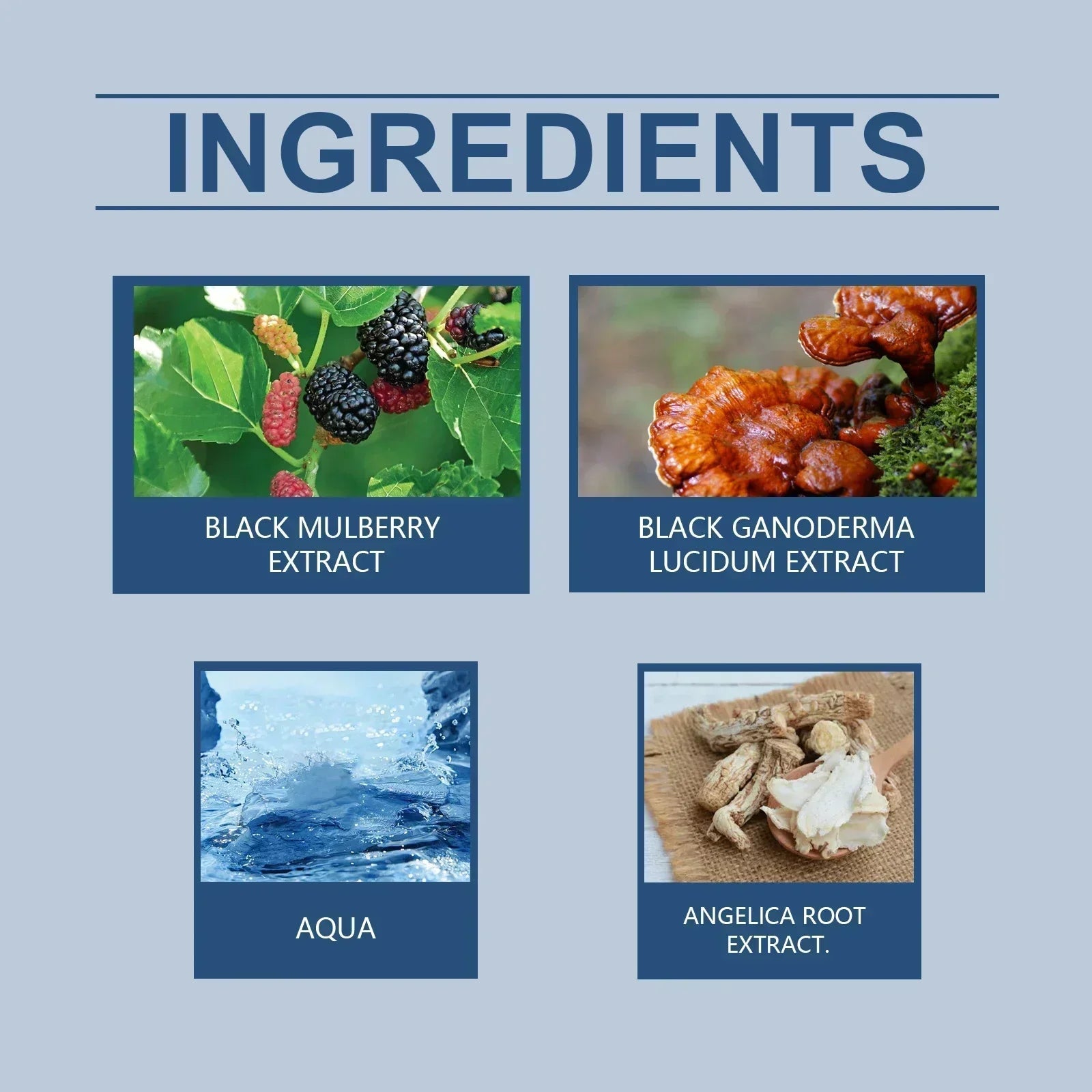 White to Black Hair Serum – Anti-Gray Essence