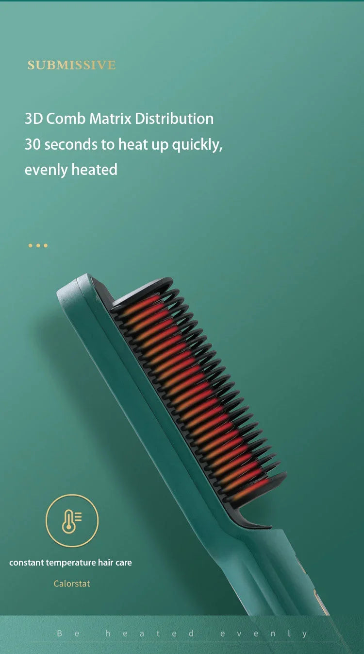 Thermostatic Hair Straightener Comb