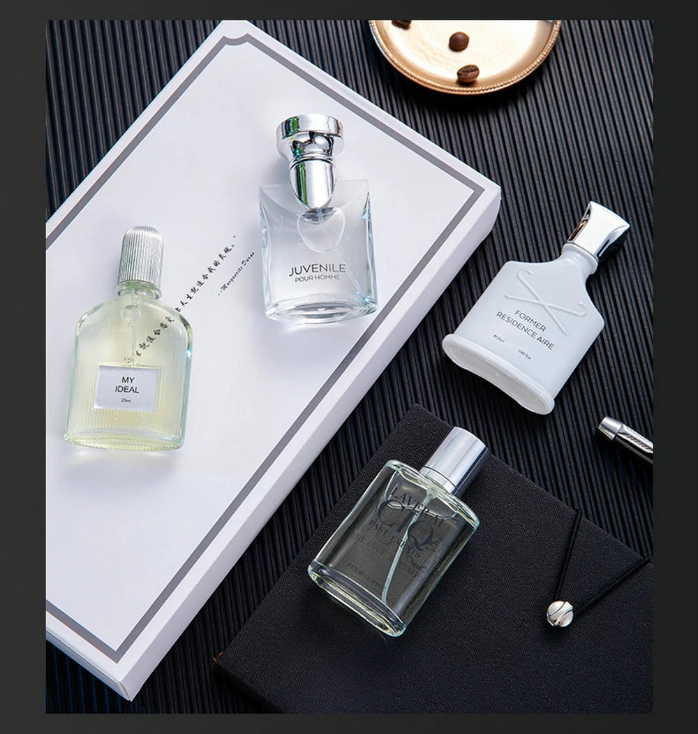 Men’s 4PCS Perfume Gift Set – Long-Lasting Cologne 100ml