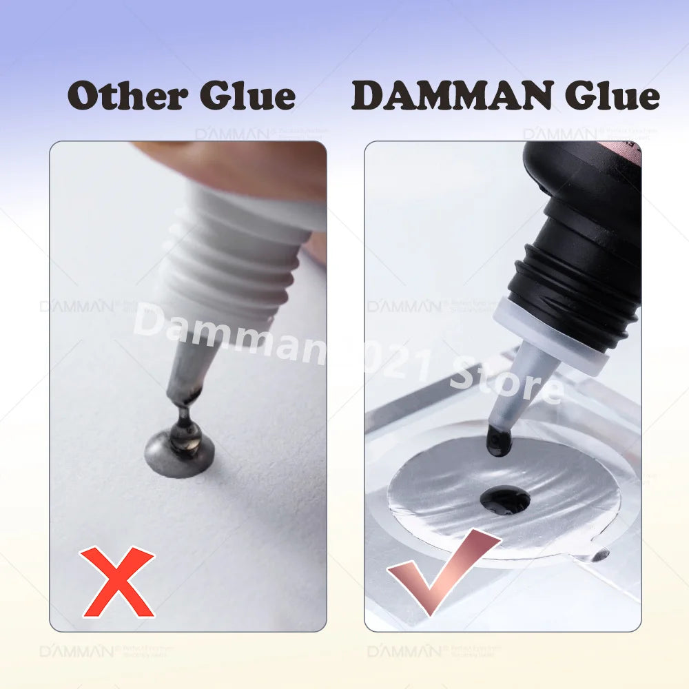 Damman Eyelash Adhesive Professional Lash Glue for Eyelash Extension Fast Drying Lashes Extension Glue Flase Eyelash Supplies