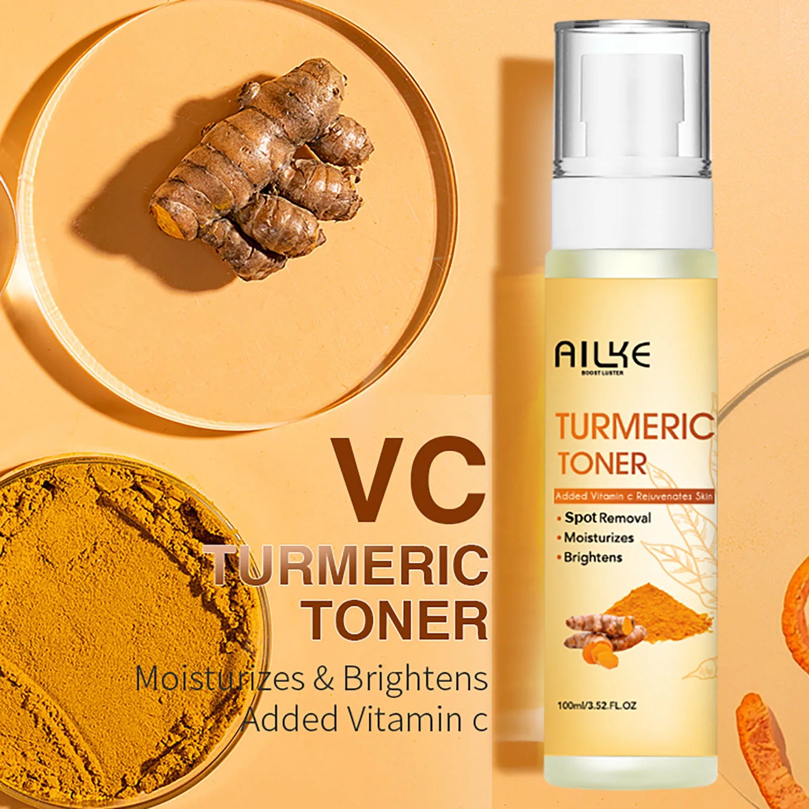 AILKE Turmeric Skin Care Set