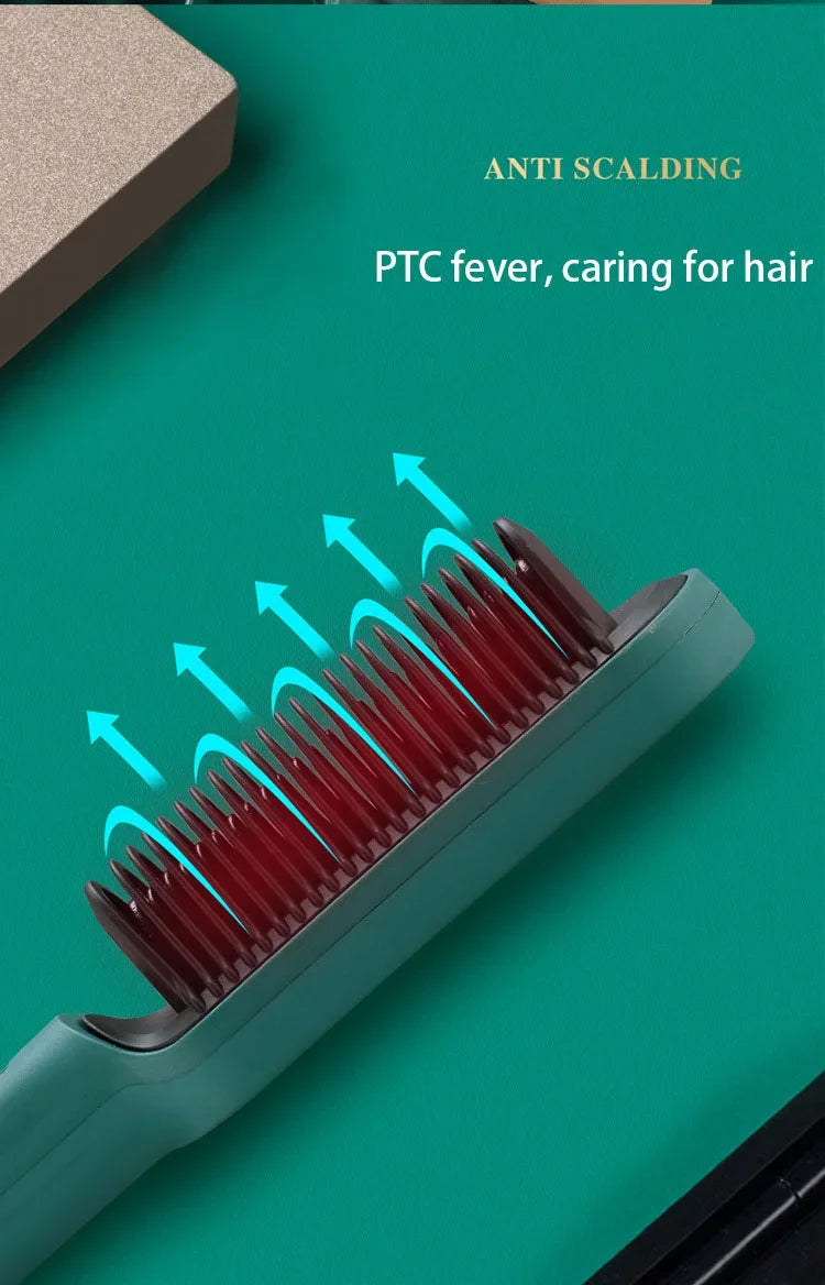 Thermostatic Hair Straightener Comb
