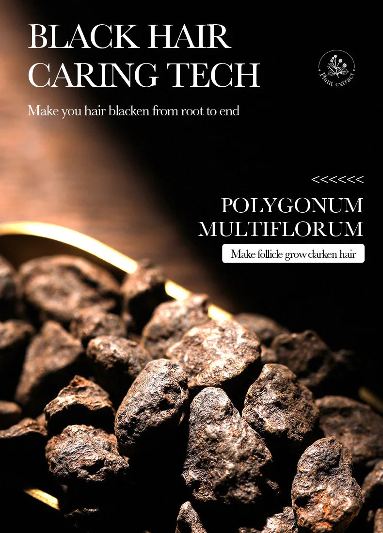 Herbal Blacken Hair Shampoo Bar – Anti-Gray