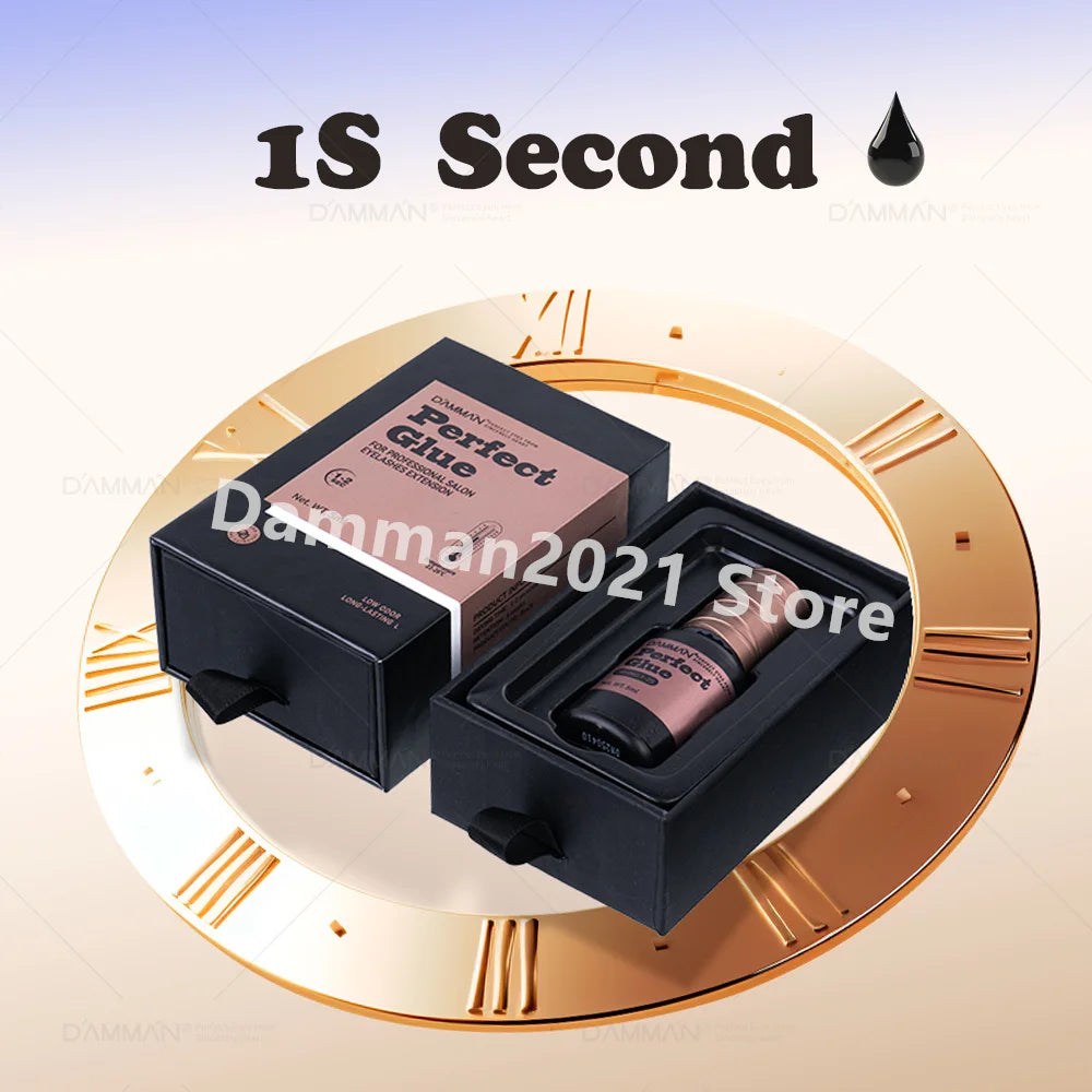 Damman Eyelash Adhesive Professional Lash Glue for Eyelash Extension Fast Drying Lashes Extension Glue Flase Eyelash Supplies