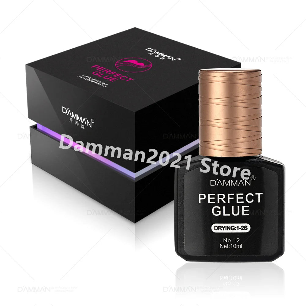 Damman Eyelash Adhesive Professional Lash Glue for Eyelash Extension Fast Drying Lashes Extension Glue Flase Eyelash Supplies