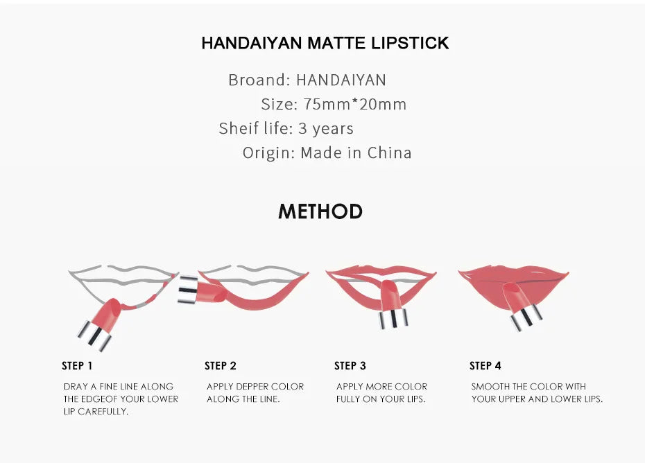 Handaiyan Matte Lip Gloss