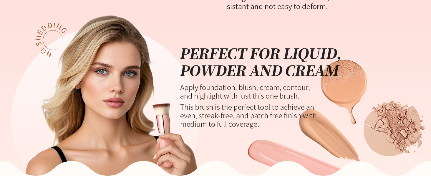 DUcare Flat Top Foundation Brush