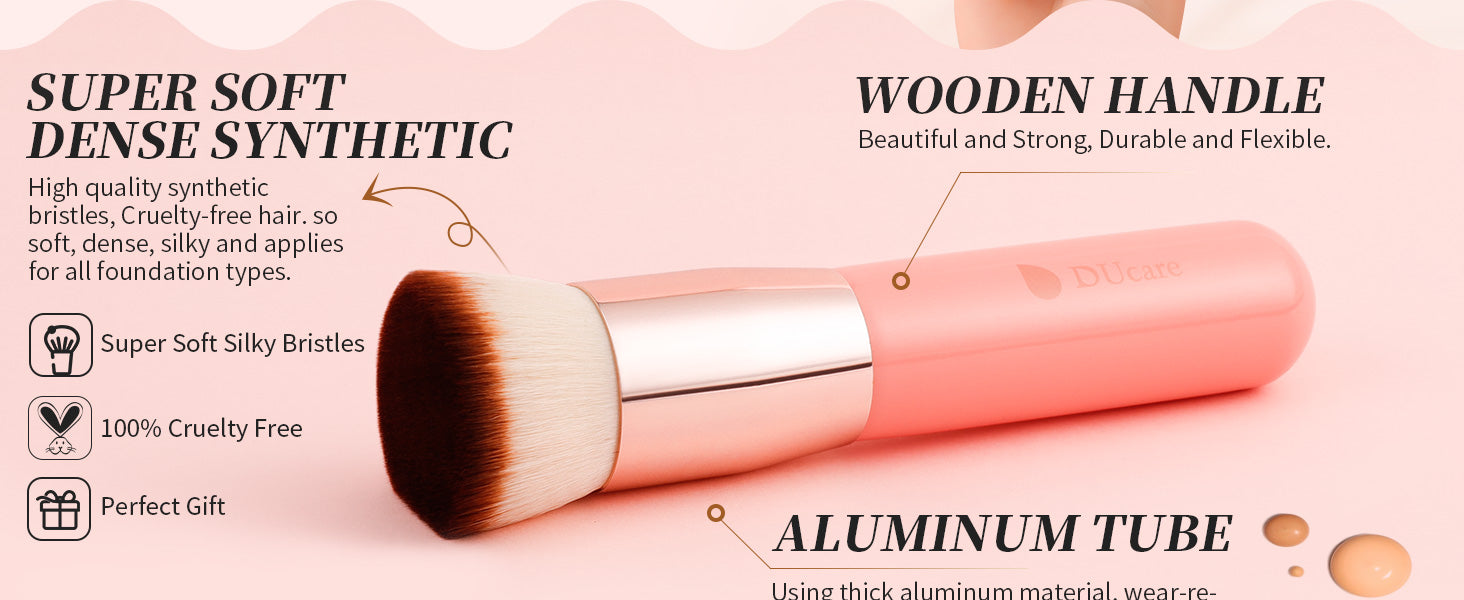 DUcare Flat Top Foundation Brush